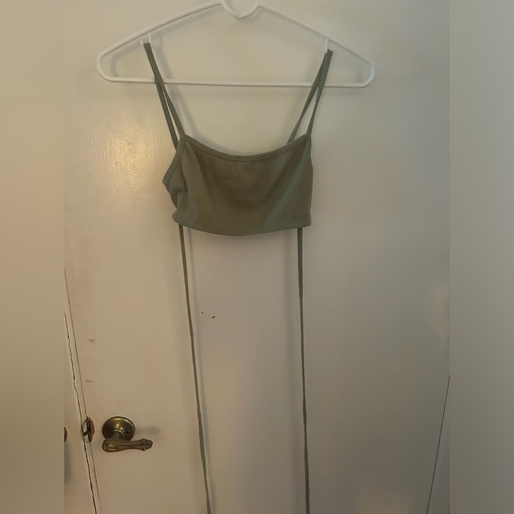 Small wrap around crop top